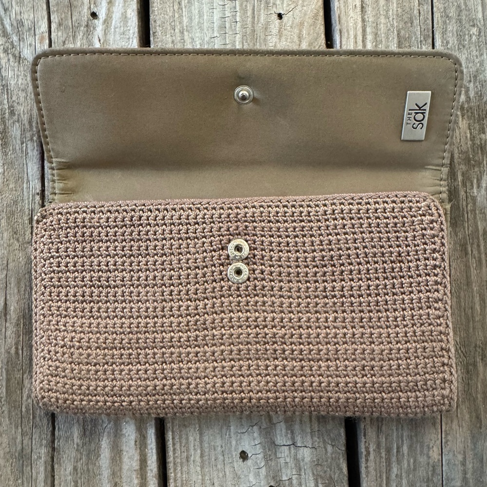 The Sak Tan Knit Clutch Wristlet - Picture 2 of 7